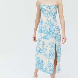 ISO UO April Midi Tie Back Dress